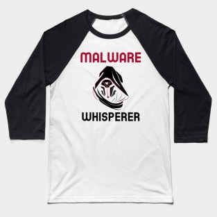 Shadow Malware Whisperer Cybersecurity Baseball T-Shirt